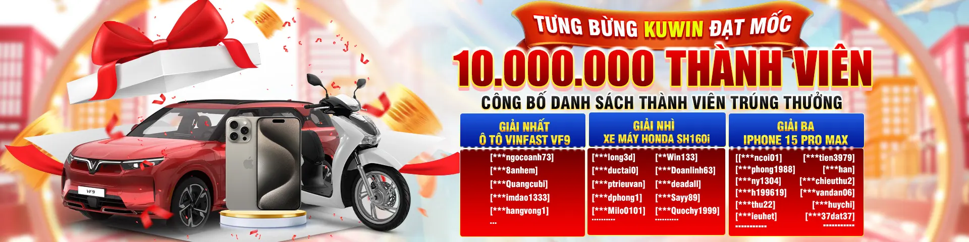 Kuwin đạt mốc 10.000.000 thành viên